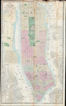 1865 Dripps Map or Plan of New York City and Vicinity