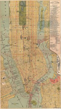 1920 Hammond Plan or Map of New York City