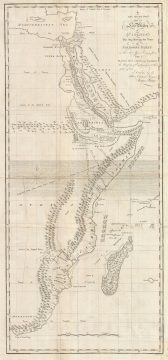 1813 Bruce Map of East Africa showing Solomon's Route to Tarshish and Ophir