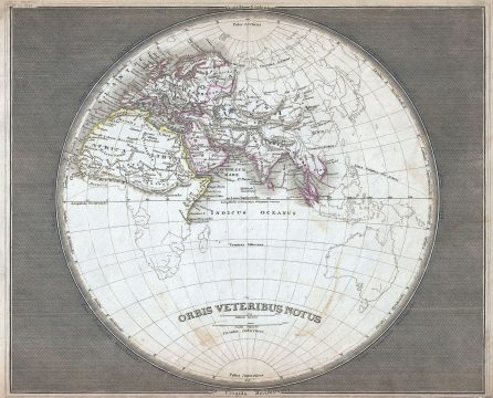 1852 Meyer Map of the Ancient World (Europe, Africa, Asia)