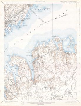 1900 U.S.G.S. Map of Oyster Bay, Long Island, New York
