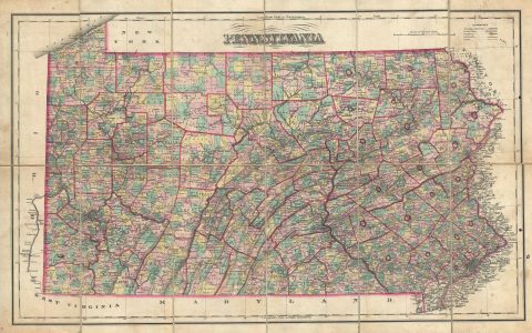 1890s Smith Map of Pennsylvania