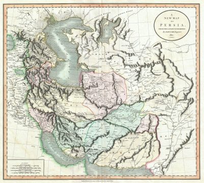 1801 Cary Map of Persia ( Iran, Iraq, Afghanistan )