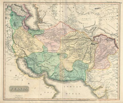 1817 Thomson Map of Persia and Afghanistan