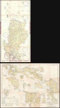 1941 Coast Survey WWII Two-Sheet Aviation Map of the Philippines