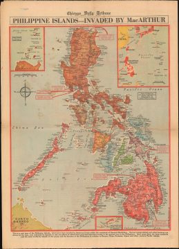 1944 Van Swearingen and Chicago Daily Tribune Map of the Philippines