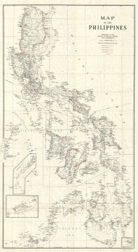 1905 Graham Map of  the Philippine Islands