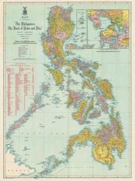 1911 Bach Map of the Philippines