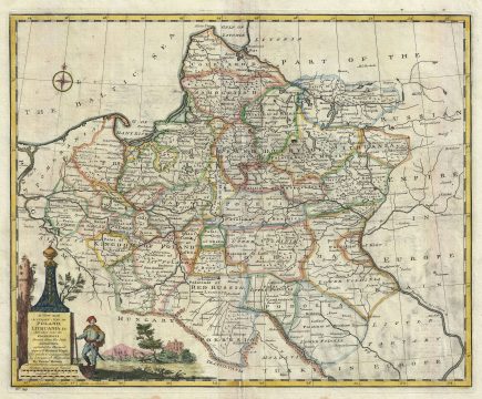 1747 Bowen Map of Poland and Lithuania
