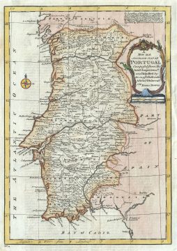 1747 Bowen Map of Portugal