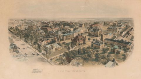1906 Richard Rummell View of Princeton University, New Jersey