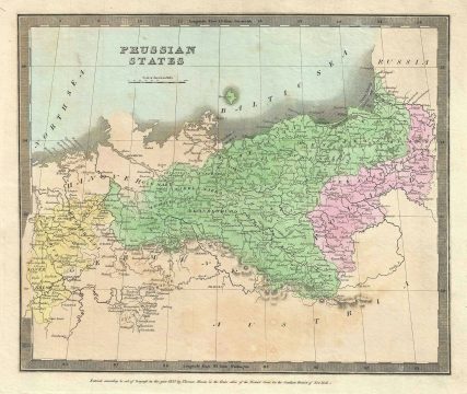 1835 Burr Map of Prussia