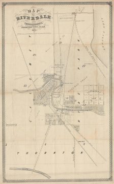 1874 Dobson Survey of Riverdale and Wildwood, South Chicago