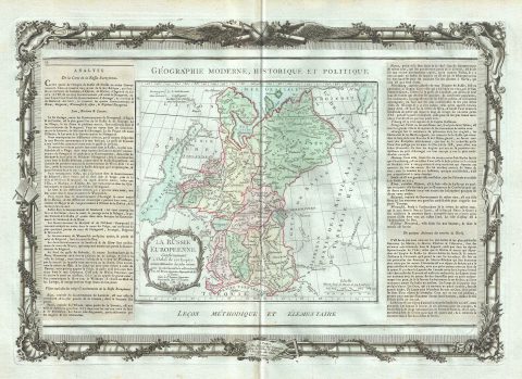 1786 Desnos and de la Tour Map of European Russia