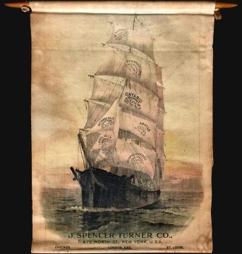 1910 J. Spencer Turner Co. Nautical Advertising Piece