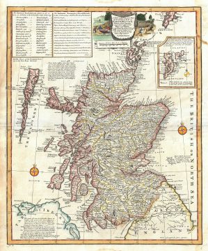 1747 Bowen Map of Scotland