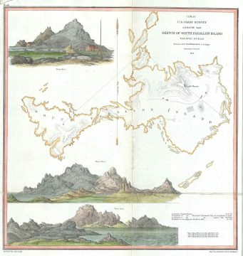 1855 U. S. Coast Survey Map of South Farallon Island, California