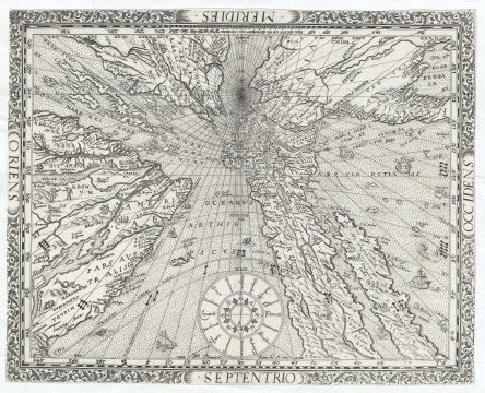1640 Ritter Sundial Map of the World