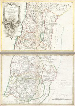1763 De L'Isle Map of the Holy Land (Israel, Palestine)