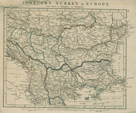 1828 Arrowsmith Map of Northern Turkey in Europe