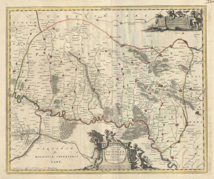 1721 De Wit Map of Southwest Ukraine