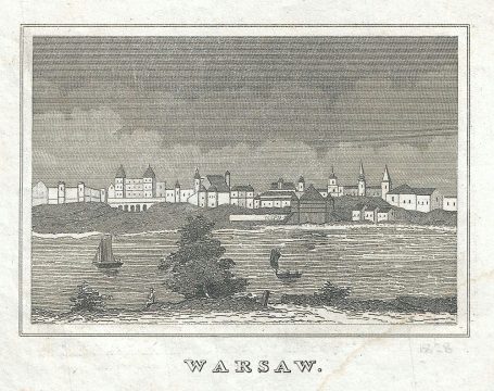1828 View of Warsaw, Poland
