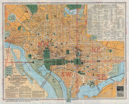 1932 Foster and Reynolds Map of Washington D.C.