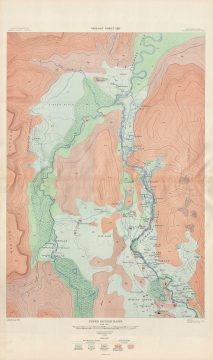 1904 USGS Geologic Map of Upper Geyser Basin, Yellowstone National Park