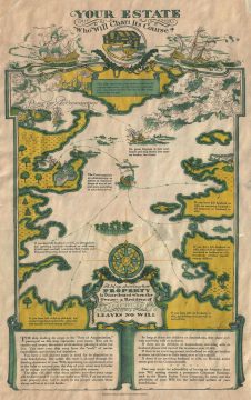 1930 Stacy Wood Map of 'Your Estate'
