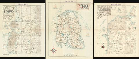 1960 Callimahos Top Secret Maps of the Republic of Zendia